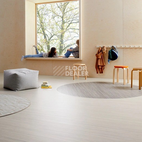 Forbo Marmoleum Striato Textura 5248 urban silver фото 3 | FLOORDEALER
